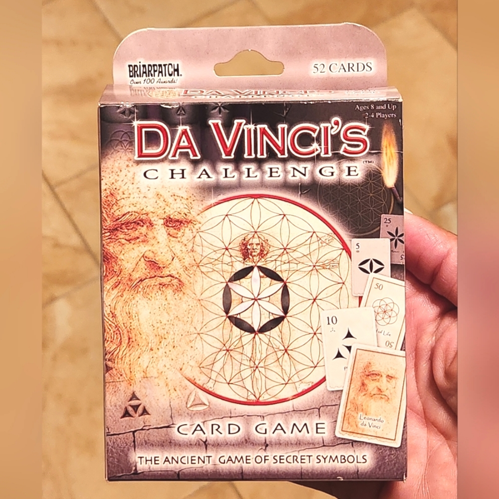 Da Vinci's Challenge Card Game- The Ancient Game of Secret Symbols